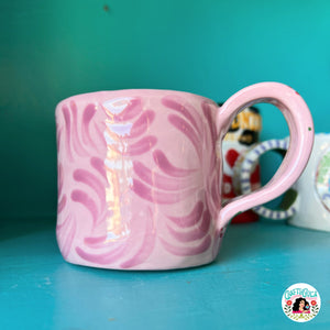 Heart & Roses Pink Mug #3