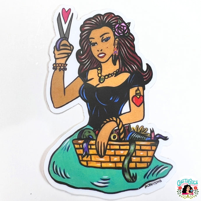 La Crafty Chica Sticker