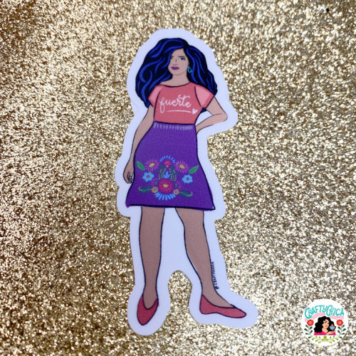 Fuerte Chica Vinyl Sticker